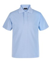KIDS S/S PLAIN COLOURED POLO 