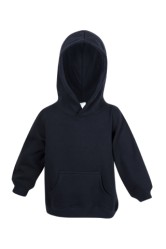 INFANT PLAIN FLEECE POCKET HOODIE 